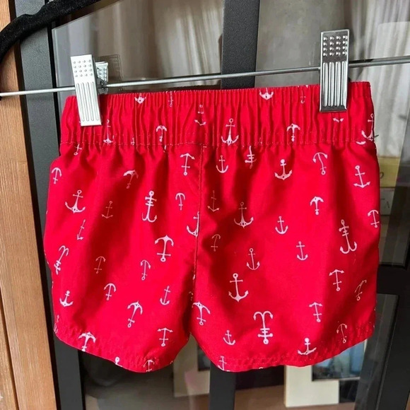 Baby boy swimming trunks anchor nautical shorts 3-6 months - Picture 2 of 5